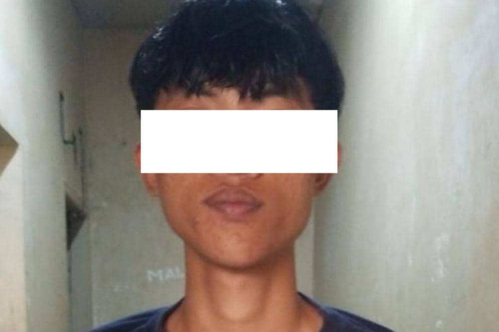 Petugas Polsek Tamalanrea Makassar menangkap pelaku begal yang buron selama tujuh bulan. (Dok. Istimewa)