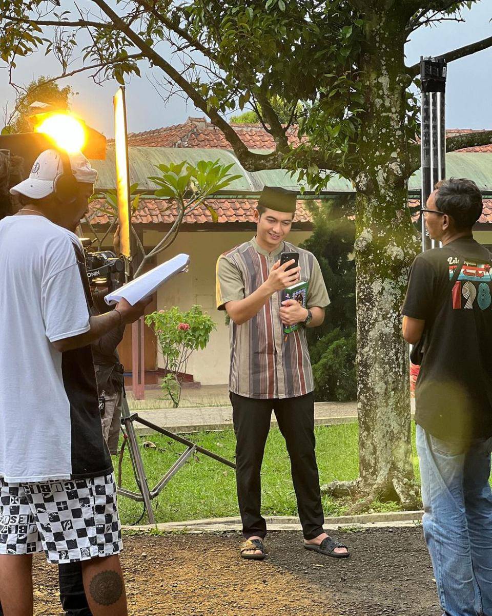 potret Teuku Ryan di lokasi syuting (instagram.com/teukuryantr/)
