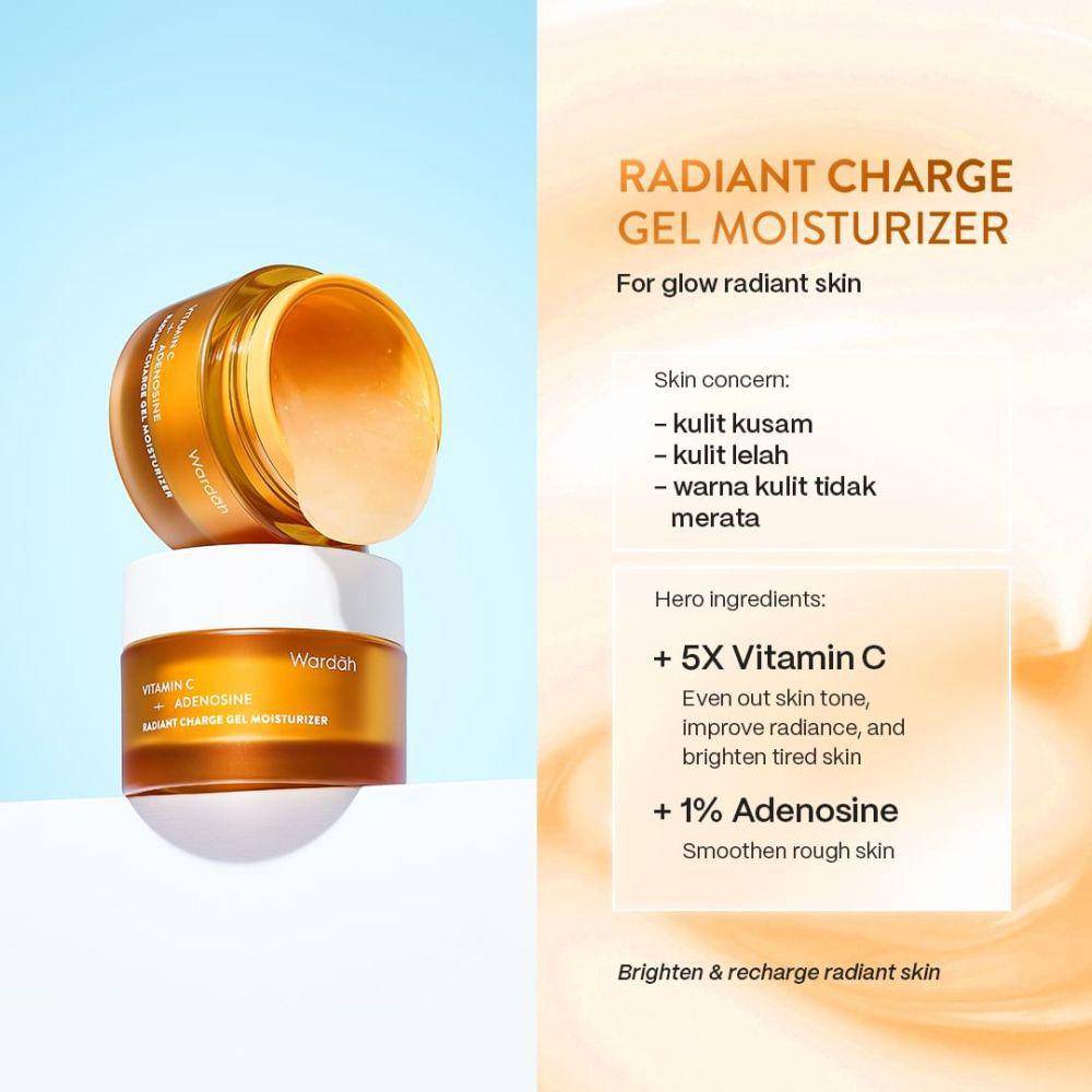 Wardah Radiant Charge Gel Moisturizer. (instagram.com/wardahbeauty)