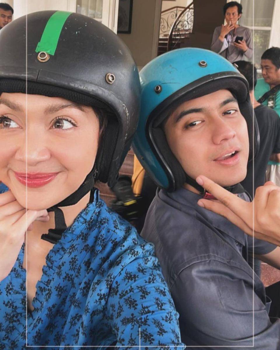 potret Teuku Ryan di lokasi syuting (instagram.com/windyario/)