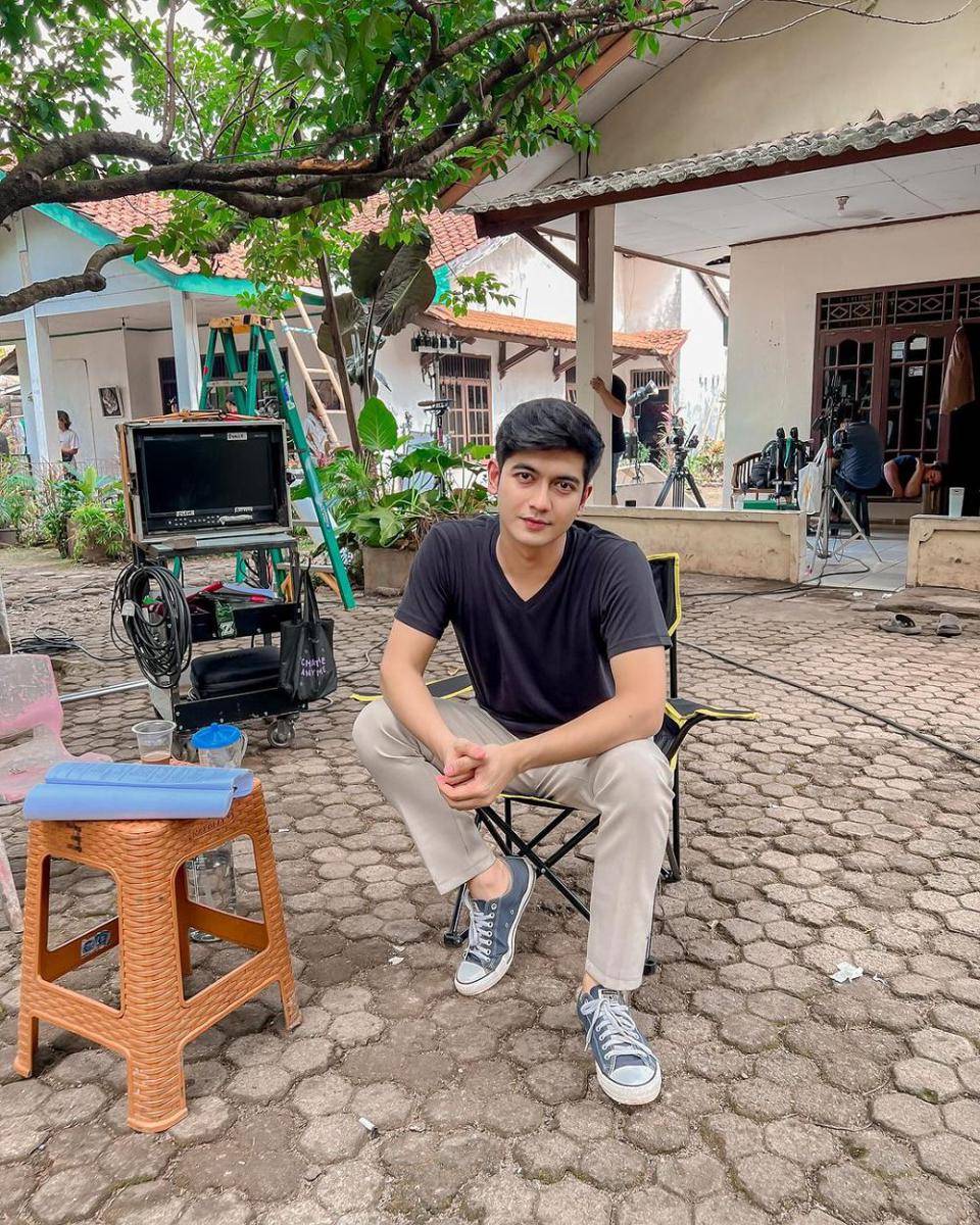 potret Teuku Ryan di lokasi syuting (instagram.com/teukuryantr/)