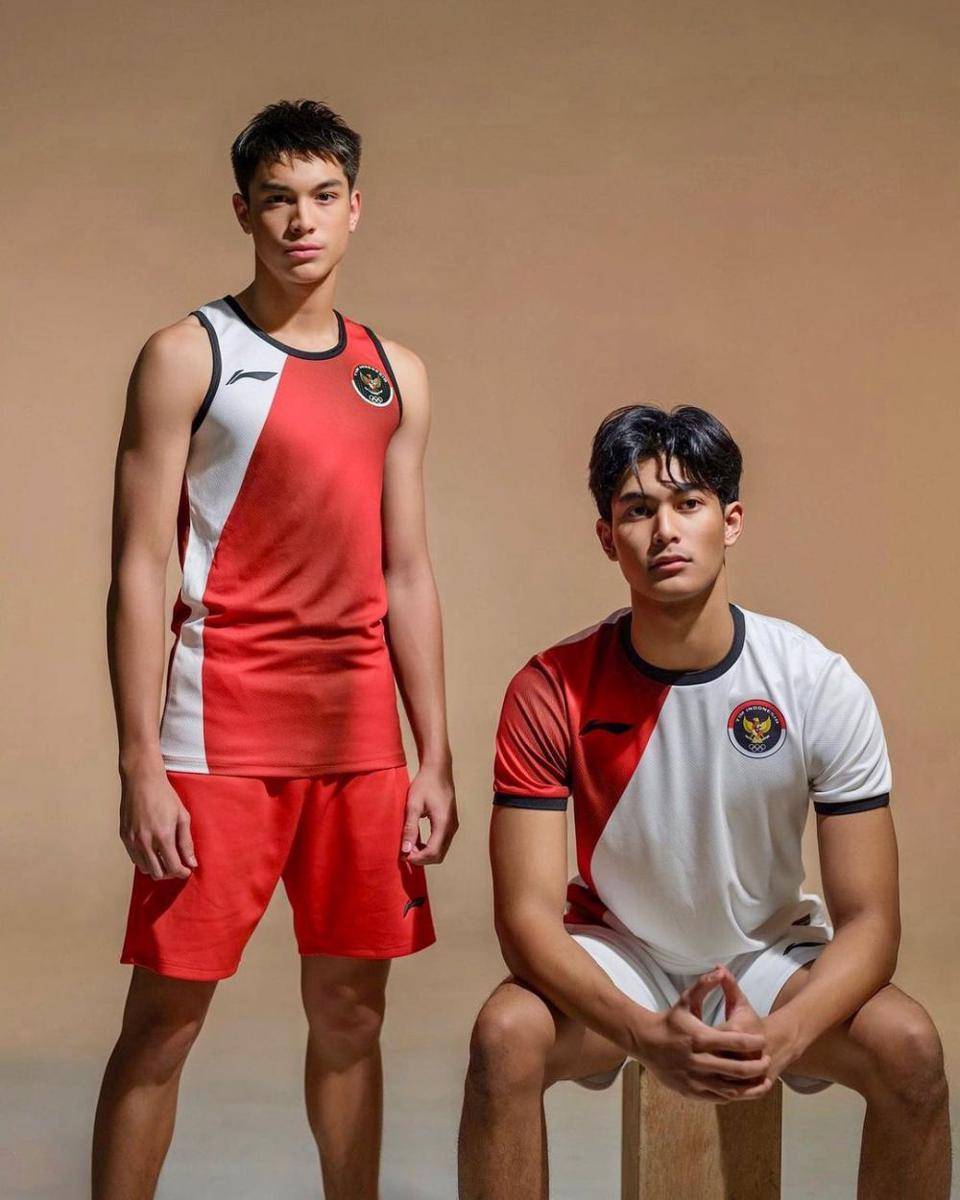 potret anak Diah Permatasari dan Maudy Koesnaedi jadi model jersey tim Olimpiade Indonesia (instgaram.com/dps_diahpermatasari)