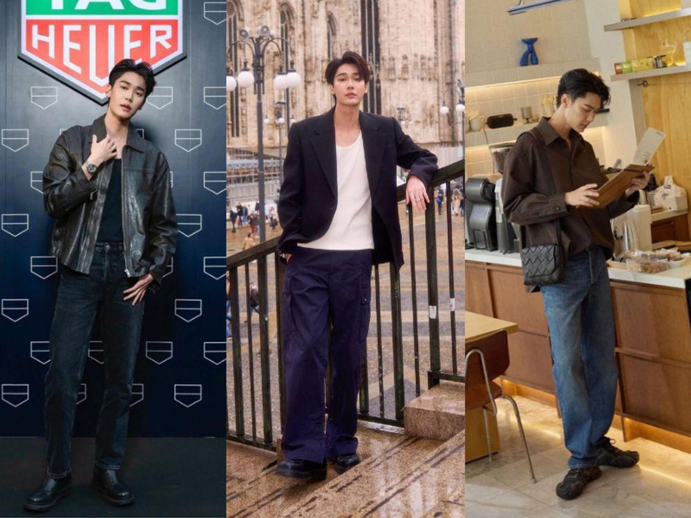 8 Inspirasi Outfit Romantis Fine Dining ala Dew Jirawat, Stunning!