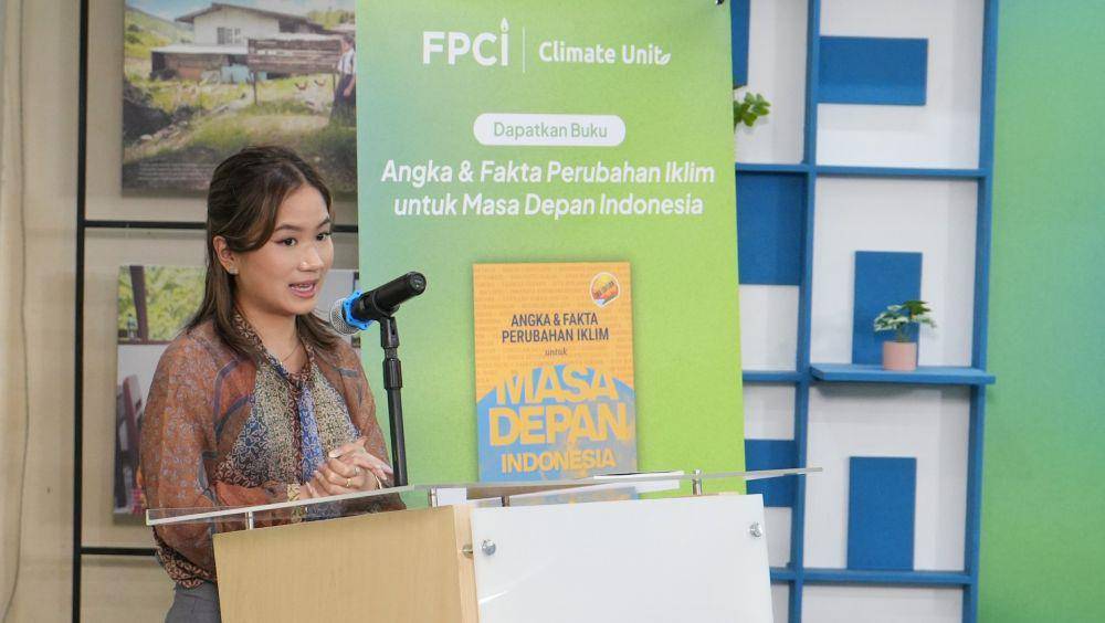 Pendiri We The Genesis, Danya Tjokroardi saat peluncuran buku Angka dan Fakta Perubahan Iklim untuk Masa Depan Indonesia. (Dok. FPCI)