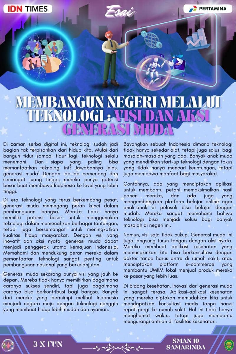 IDN Times Xplore/Tim 3 X FUN_SMA Negeri 10 Samarinda