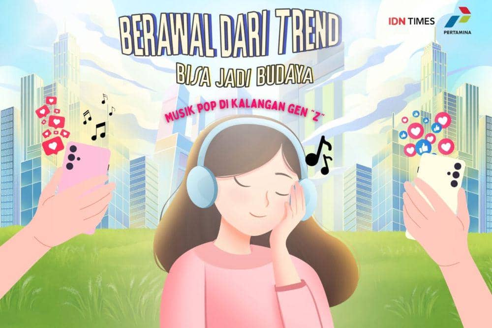 [MADING]Berawal dari Tren Bisa Jadi Budaya Musik Pop di Kalangan Gen Z