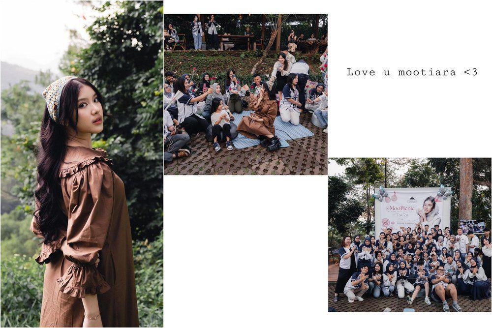 8 Potret Tiara Andini Meet and Greet dengan Fans, Diadakan di Hutan