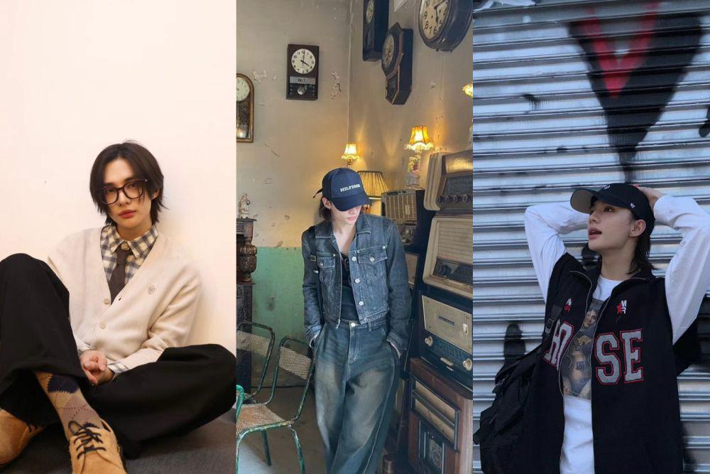 8 Inspirasi Outfit Ngedate ala Hyunjin Stray Kids, Bikin Meleleh!