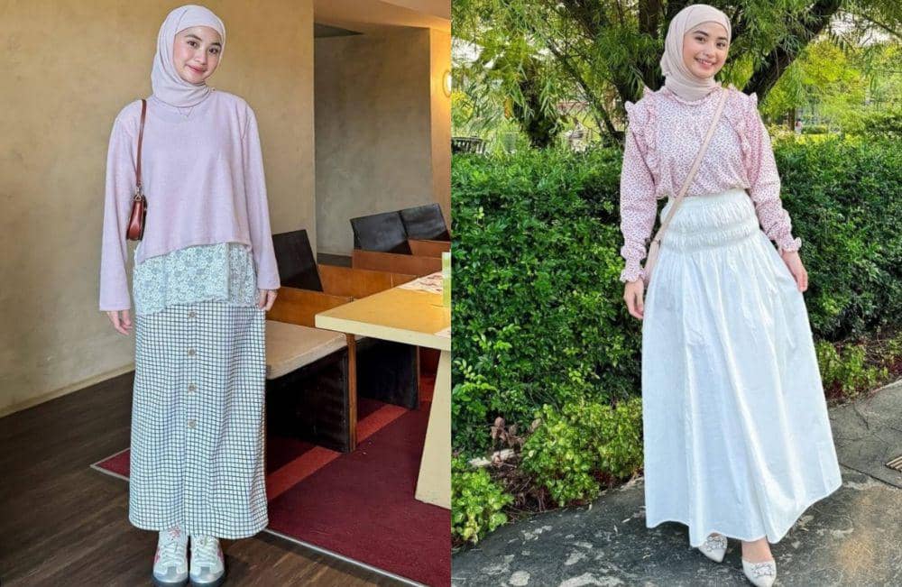 10 Pilihan OOTD Girls Day Out ala Tania Dewi, Manis Pakai Rok!