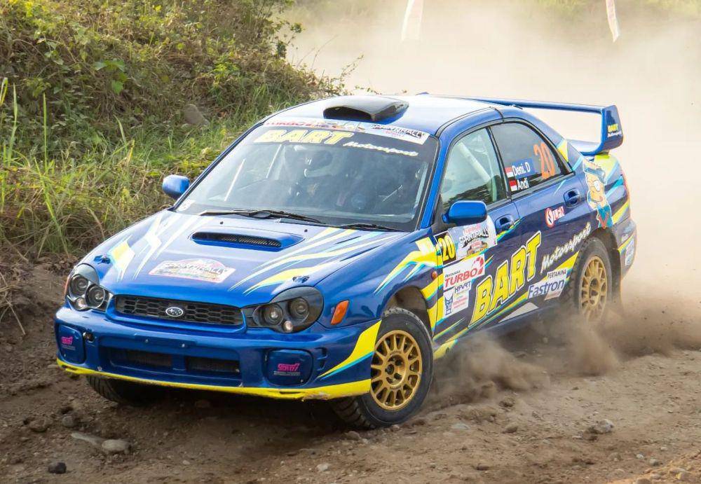 Kejuaraan Nasional (Kejurnas) Pertamax Turbo Sprint Rally Putaran Ketiga Tahun 2024 yang berlangsung di Sirkuit Klipang Tembalang, Semarang, Jawa Tengah, pada 29--30 Juni 2024. (Instagram.com/rofuro.shoot)