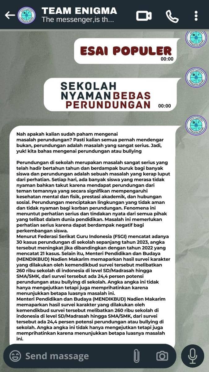 IDN Times Xplore/Tim Enigma_SMAN 1 Kejayan