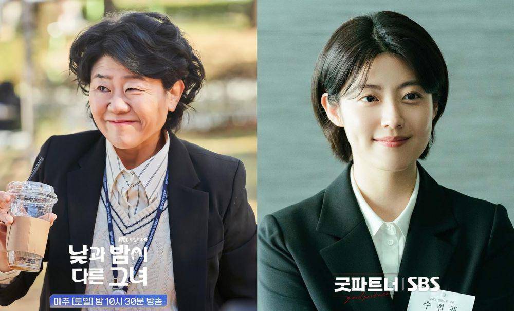 Lee Jung Eun di drama Miss Night and Day (instagram.com/jtbcdrama) | Nam Ji Hyun di drama Good Partner (instagram.com/sbsdrama.official)