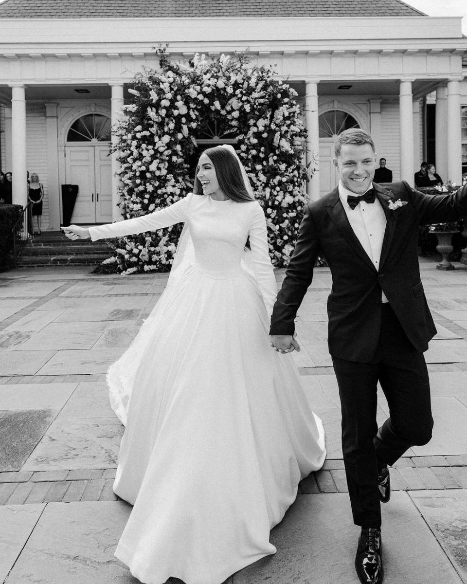 potret pernikahan Olivia Culpo dan Christian McCaffrey (instagram.com/oliviaculpo)