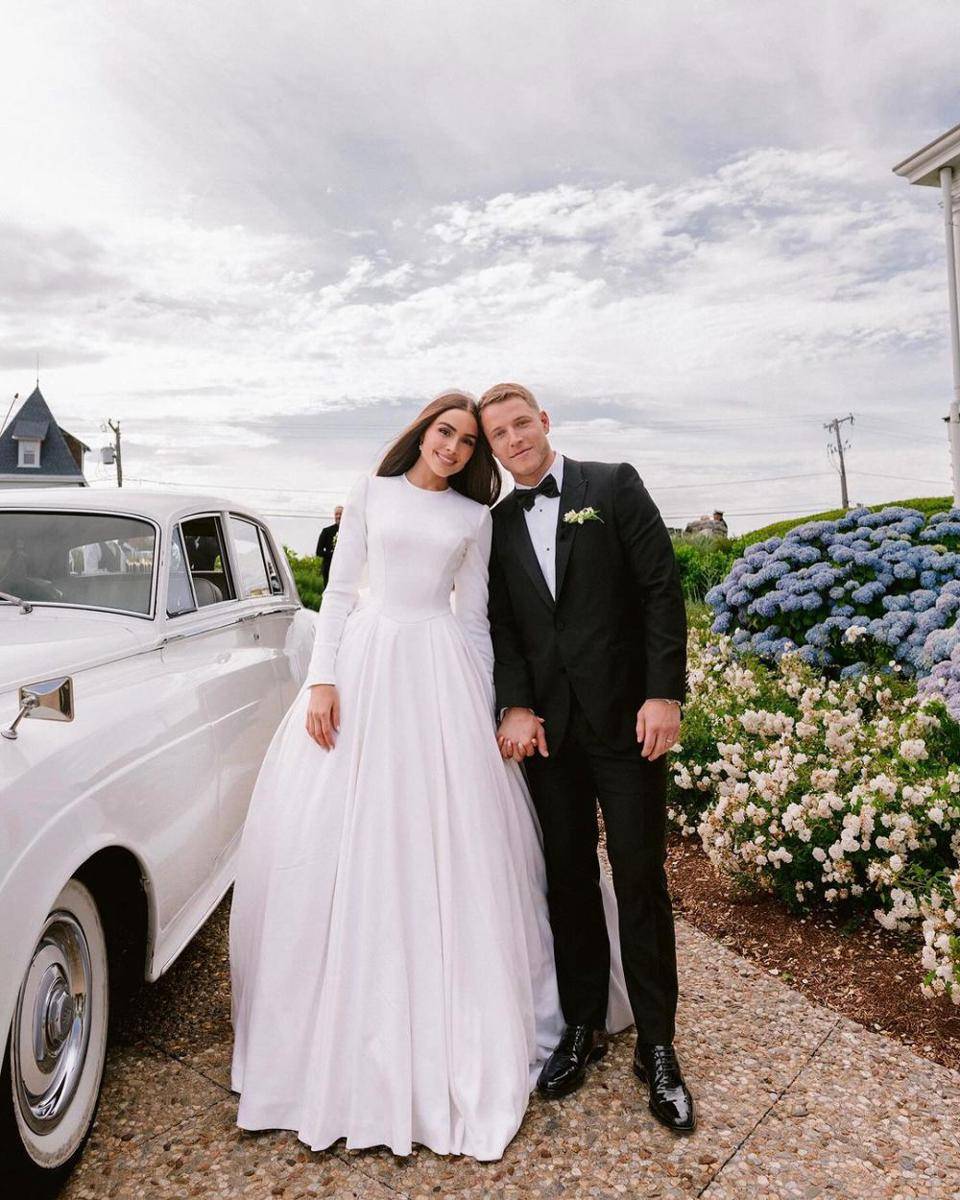 potret pernikahan Olivia Culpo dan Christian McCaffrey (instagram.com/oliviaculpo)