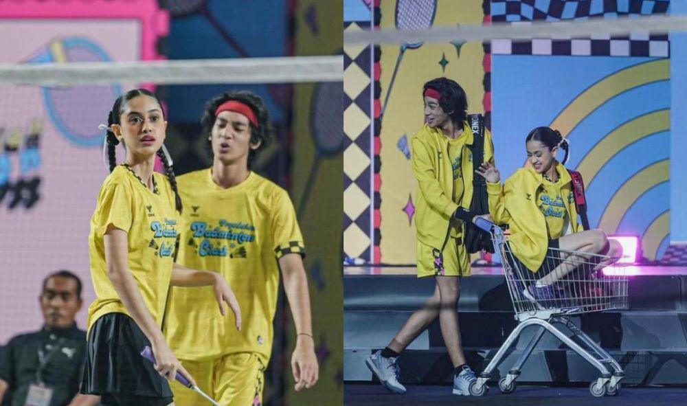 7 Potret Asila Maisa dan Kenzy Taulany saat Badminton Bareng, Kompak!