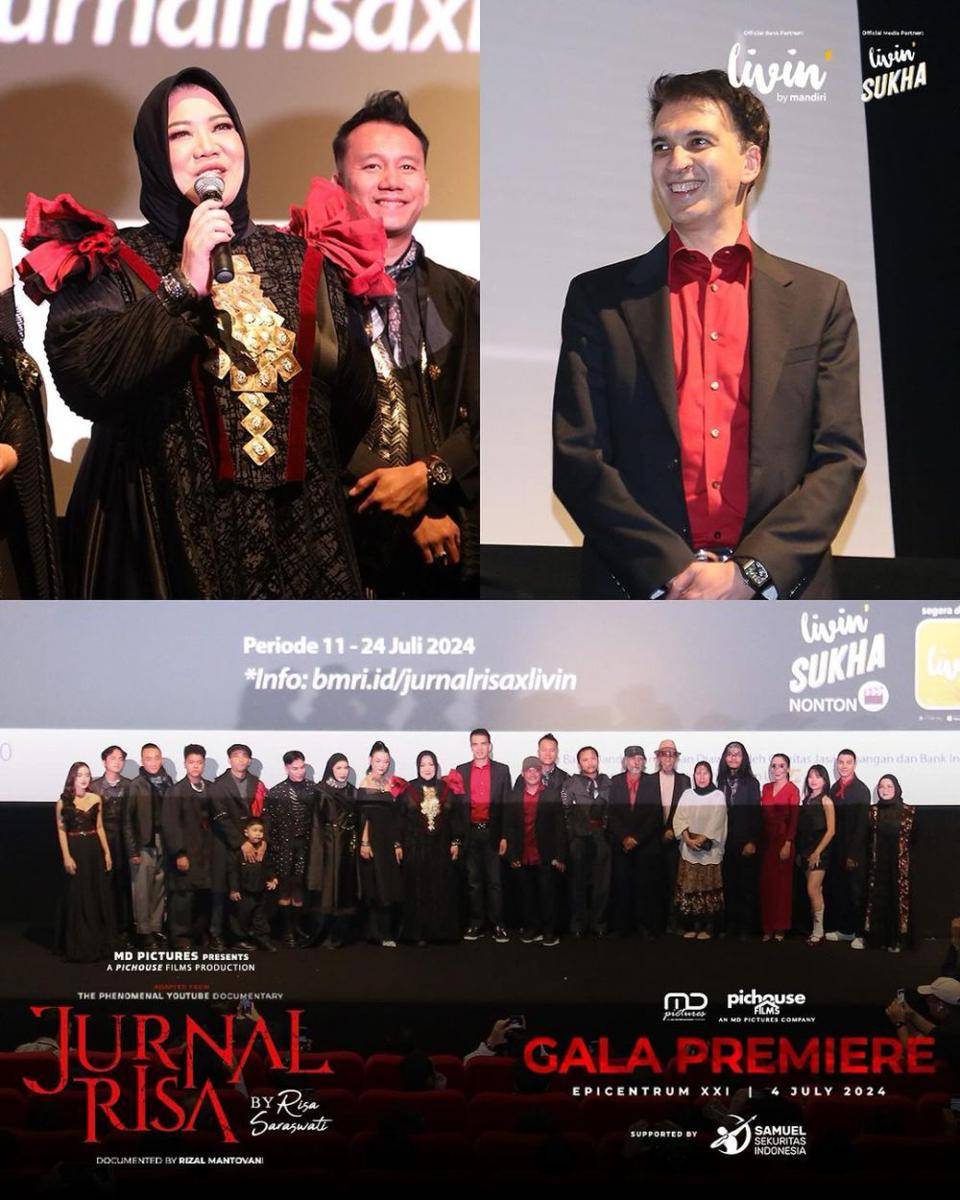 potret gala premiere film Jurnal Risa (instagram.com/tim_jurnalrisa)
