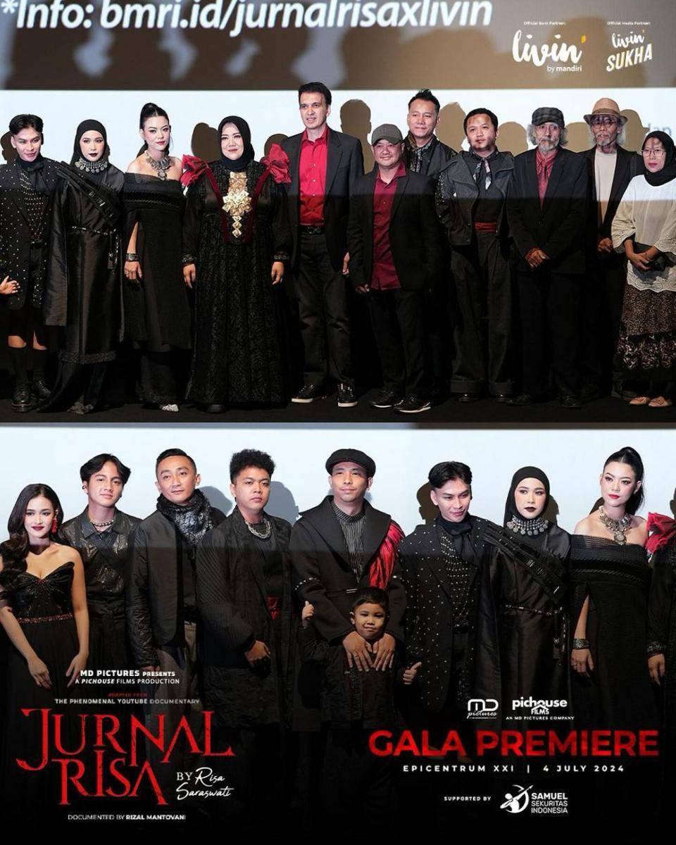 potret gala premiere film Jurnal Risa (instagram.com/tim_jurnalrisa)