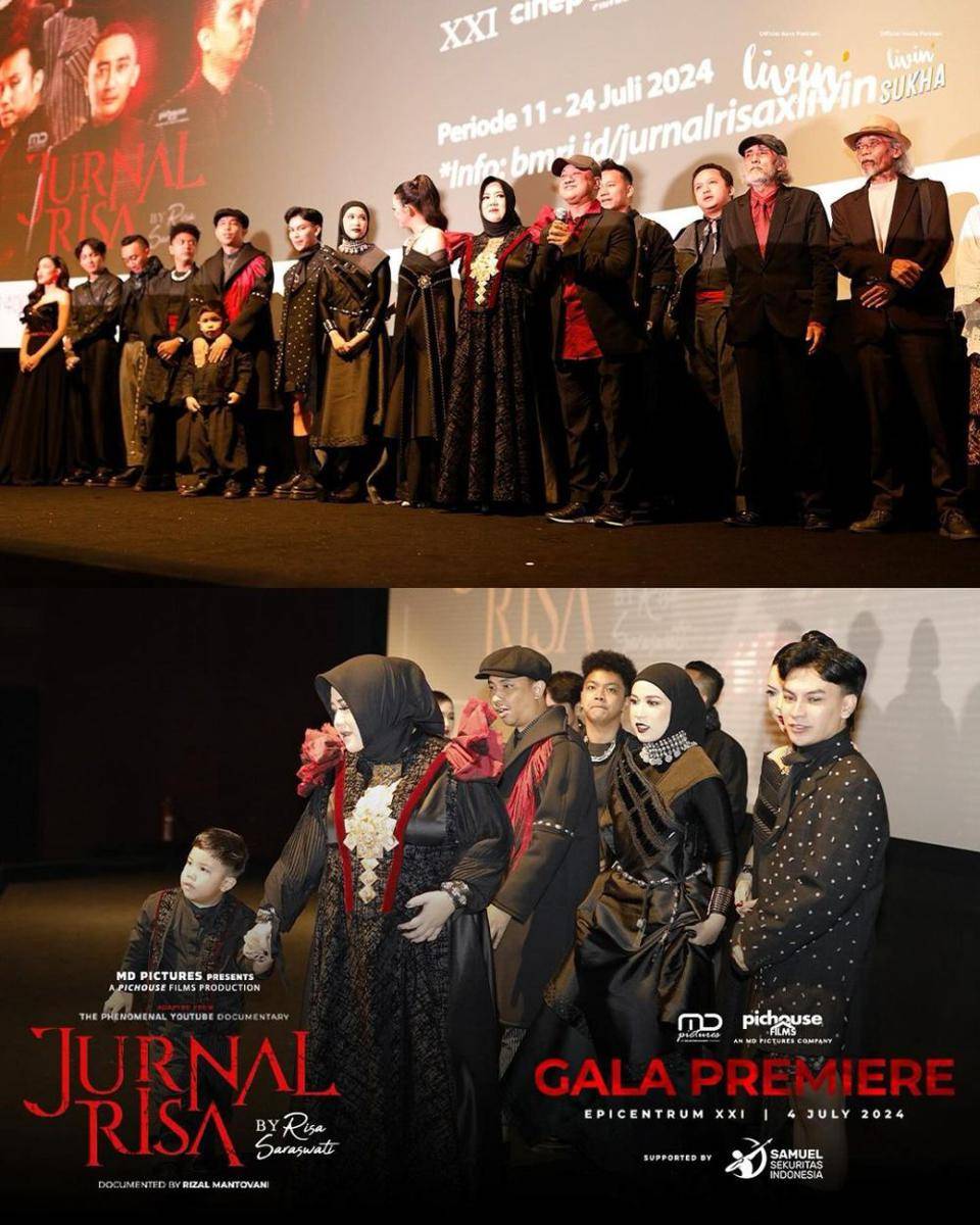 potret gala premiere film Jurnal Risa (instagram.com/tim_jurnalrisa)