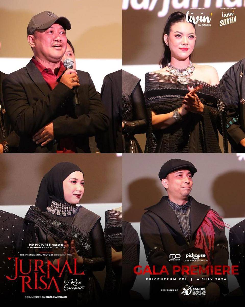 potret gala premiere film Jurnal Risa (instagram.com/tim_jurnalrisa)