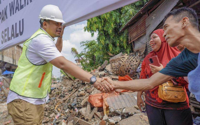 Pemerintah Kota Medan meresmikan revitalisasi Pasar Akik (Dok. Diskominfo Medan)