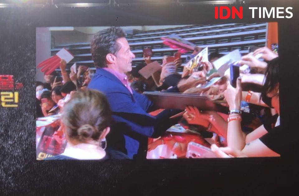 momen seru Fan Event Deadpool & Wolverine di Seoul pada Kamis (4/7/2024) (IDN Times/Elizabeth Chiquita)