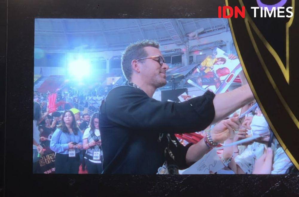 momen seru Fan Event Deadpool & Wolverine di Seoul pada Kamis (4/7/2024) (IDN Times/Elizabeth Chiquita)