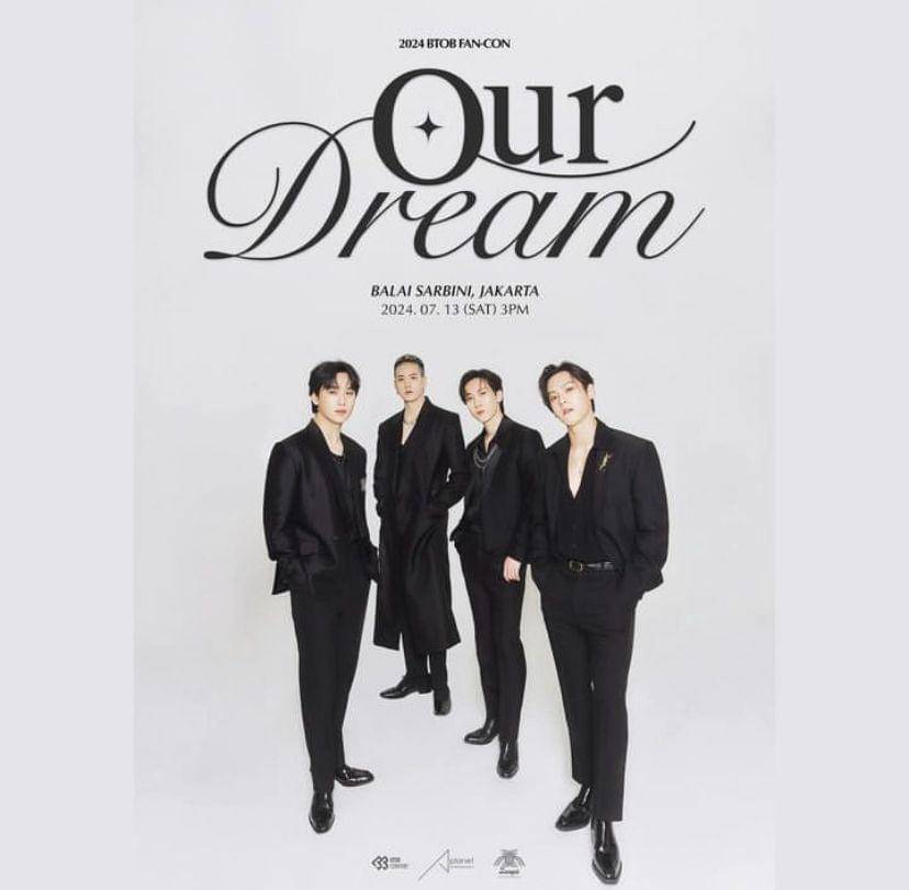 teaser poster fan concert BTOB di Jakarta (Instagram.com/seraph_entertainment)