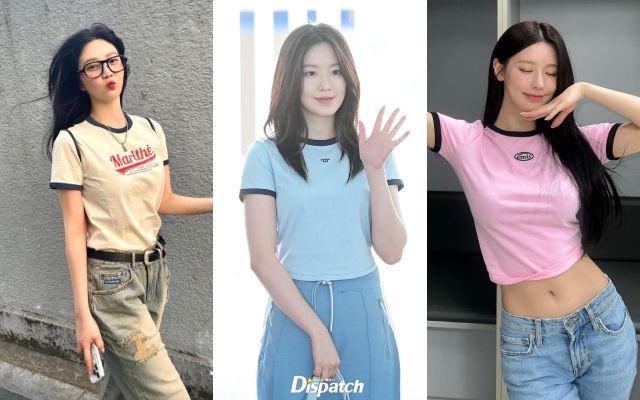 7 Outfit Ringer Tee ala Idol Kpop, Gaya Chic dan Nyaman