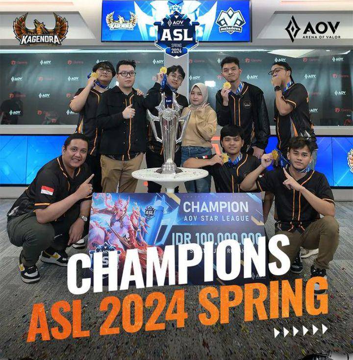 Kagendra juara ASL 2024 Spring (instagram.com/kagendra.id)