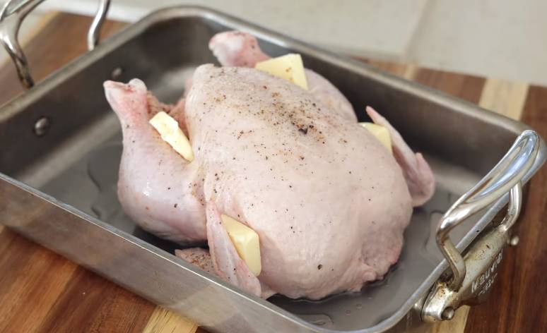 ilustrasi persiapan ayam panggang (youtube.com/French Cooking Academy)