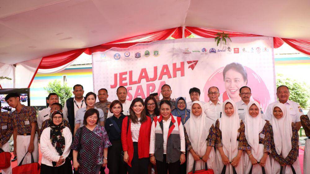 Kemen PPPA melaksanakan kegiatan Jelajah SAPA (Sahabat Perempuan dan Anak) yang dilakukan di 11 titik di wilayah Jadetabek, salah satunya Sekolah Rakyat Ancol (dok. KemenPPPA)