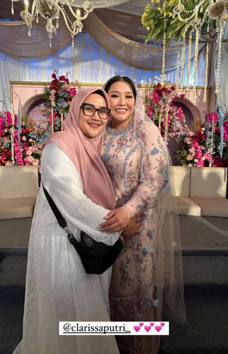 Gaya Tamu dan Keluarga di Pengajian Pranikah Clarissa Putri (instagram.com/ginafndr)