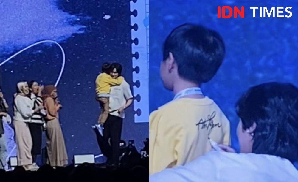 potret fan meeting Ahn Bo Hyun bertajuk "Hello!” di Hotel Pullman, Jakarta, Sabtu (6/7/2024) (dok. IDN Times/Rani Asnurida)