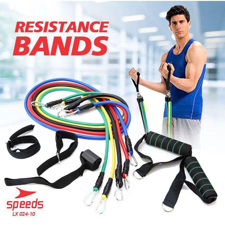 Speeds Resistance Band 11 in 1 (Shopee Mall/Speeds)
