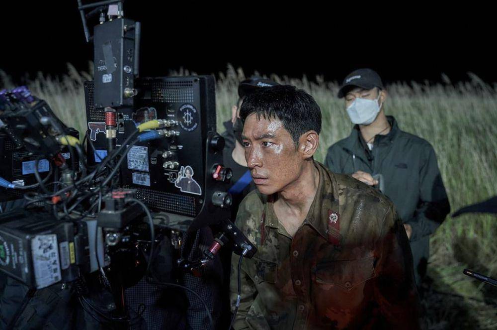 cuplikan di balik layar film Escape (instagram.com/plusm_entertainment)