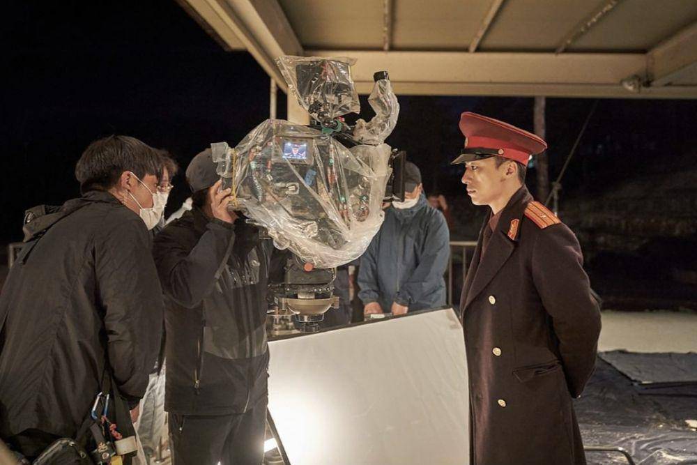 cuplikan di balik layar film Escape (instagram.com/plusm_entertainment)