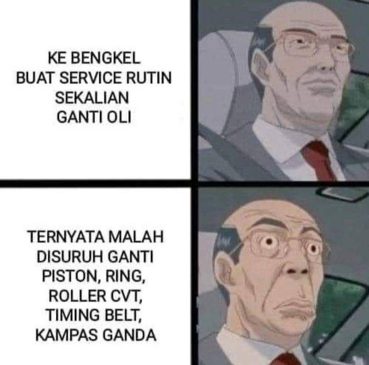 meme kejadian di bengkel (instagram.com/memecomic.id)