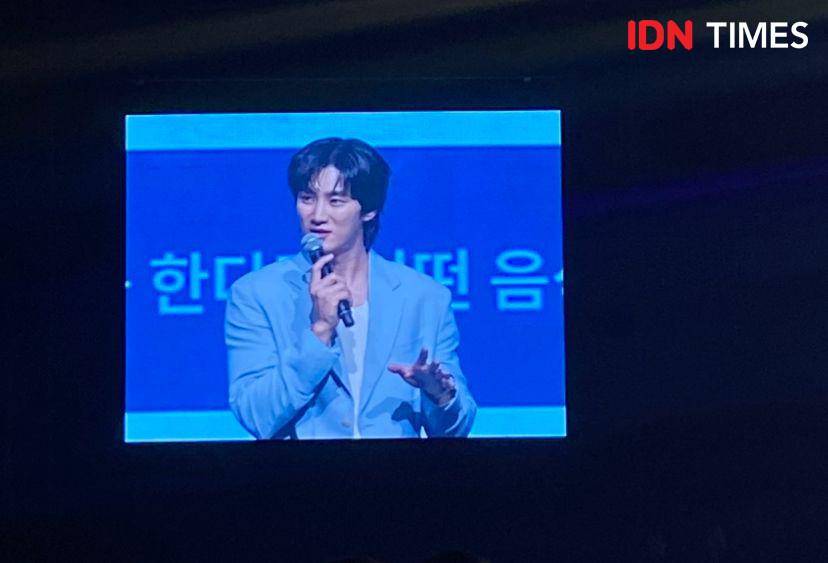 potret fan meeting Ahn Bo Hyun bertajuk "Hello!” di Hotel Pullman, Jakarta, Sabtu (6/7/2024) (dok. IDN Times/Rani Asnurida)