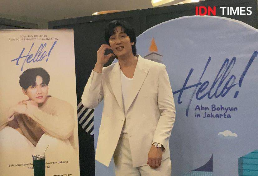 potret fan meeting Ahn Bo Hyun bertajuk "Hello!” di Hotel Pullman, Jakarta, Sabtu (6/7/2024) (dok. IDN Times/Rani Asnurida)