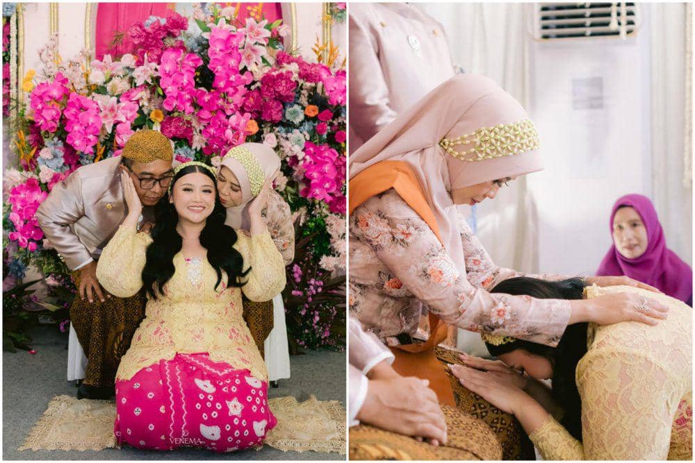 7 Momen Sungkeman Clarissa Putri sebelum Menikah, Sangat Bahagia!