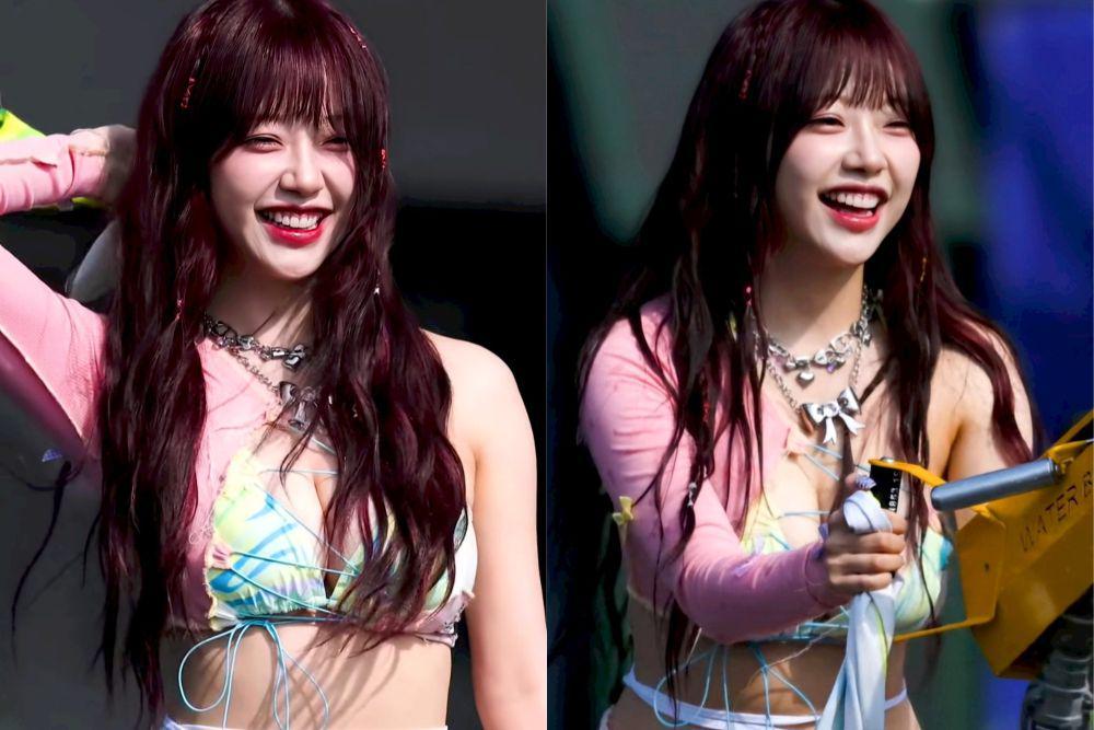 7 Potret Jeewon Cignature di Waterbomb Seoul 2024, Dijuluki Dewi Baru!