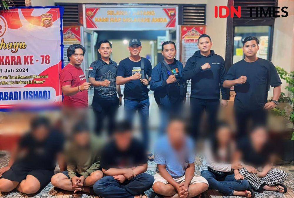 Polisi berhasil meringkus pelaku. (IDN Times/Polresta Pontianak).