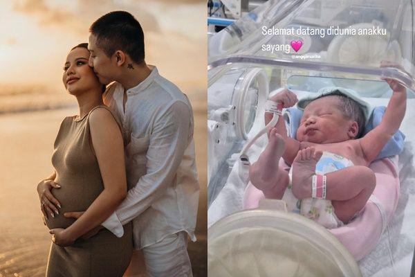 7 Potret Anggi Marito Melahirkan di Tanggal Cantik, Selamat!