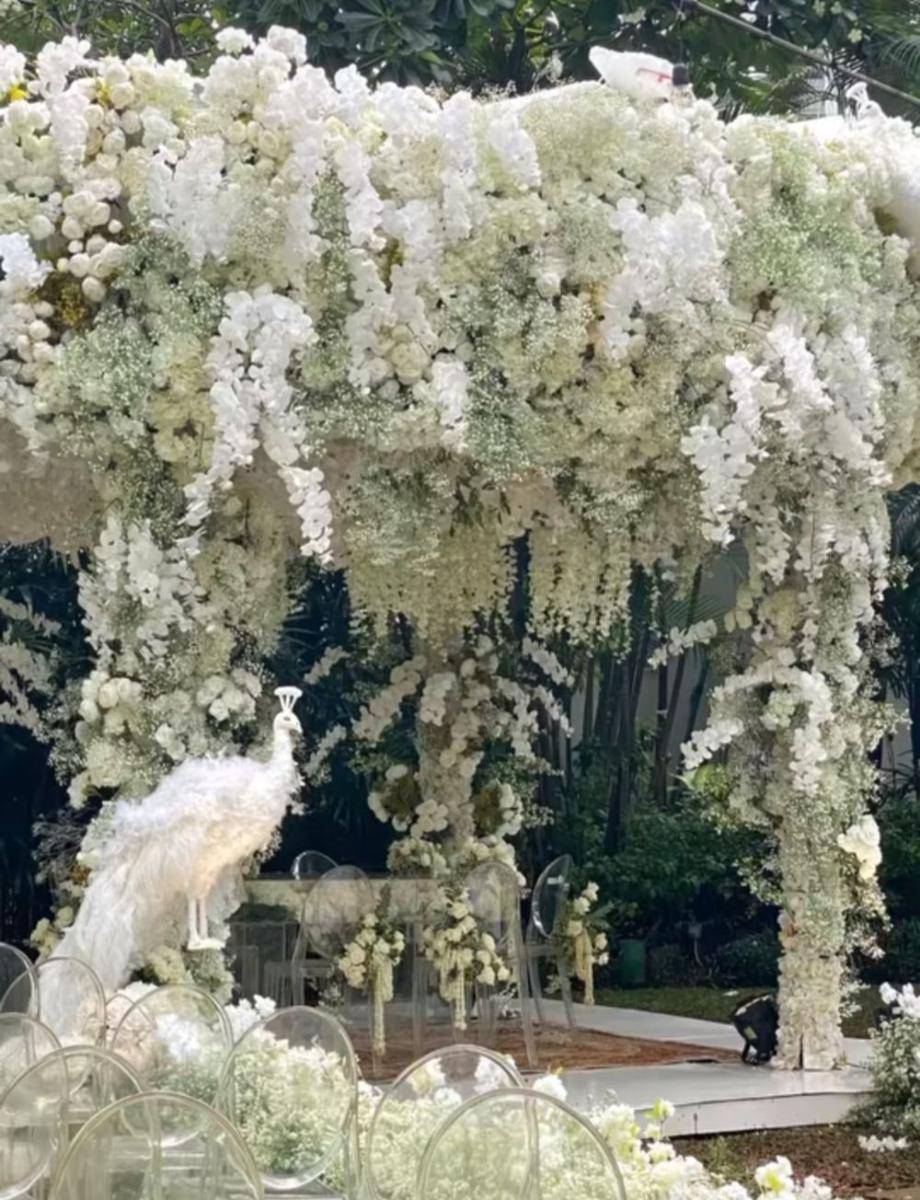 Akad nikah Salshabilla Adriani dan Ibrahim Risyad. (Instagram.com/sarahamelia_a)