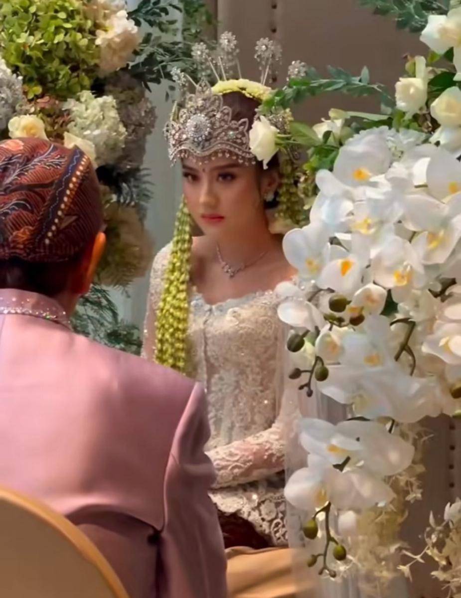 Akad nikah Salshabilla Adriani dan Ibrahim Risyad. (Instagram.com/kremaya.organizer)