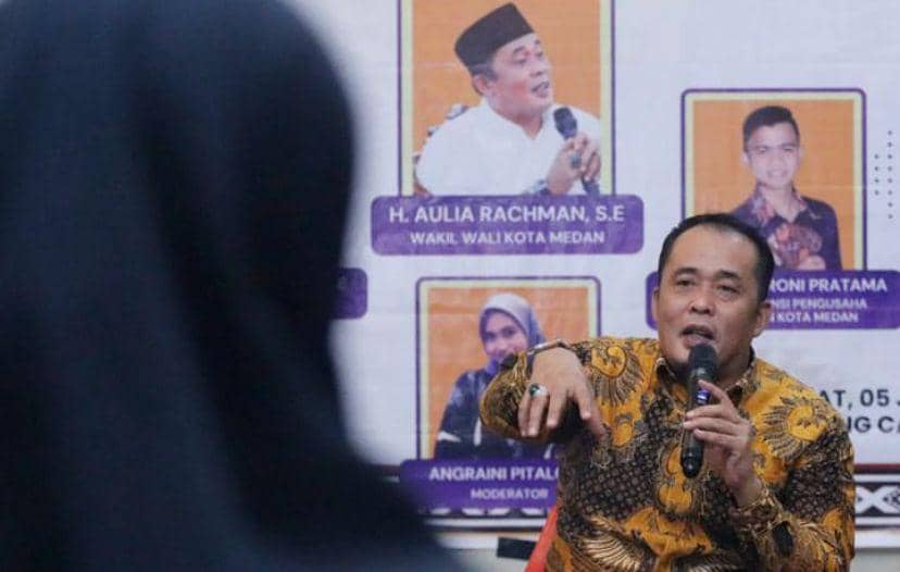 Aulia Rachman sebagai Wakil Wali Kota Medan sekaligus Bakal Calon Wali Kota Medan (Instagram @bungauliarachman)
