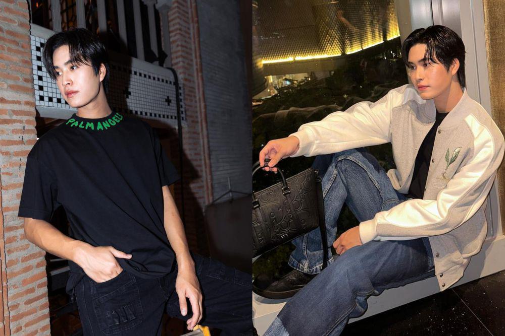 8 Inspirasi Night Out Outfit  ala Gemini Norawit, Tampilannya Catchy!
