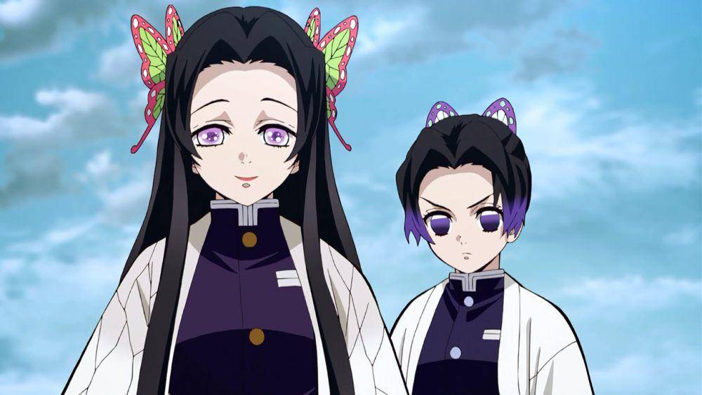 Shinobu Kocho dan Kanae Kocho (dok. ufotable/Demon Slayer: Kimetsu no Yaiba)