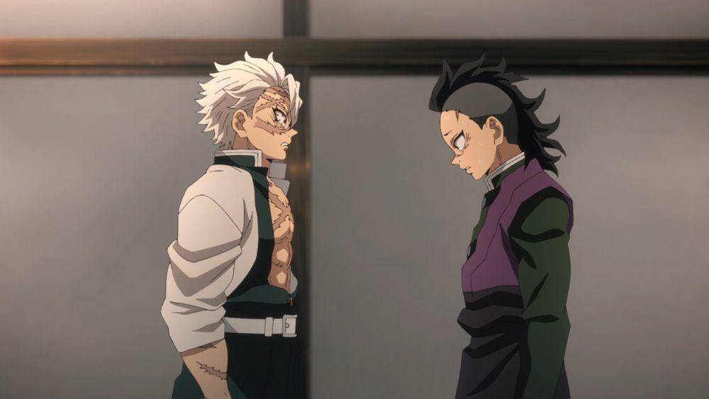 Sanemi Shinazugawa dan Genya Shinazugawa (dok. ufotable/Demon Slayer: Kimetsu no Yaiba)