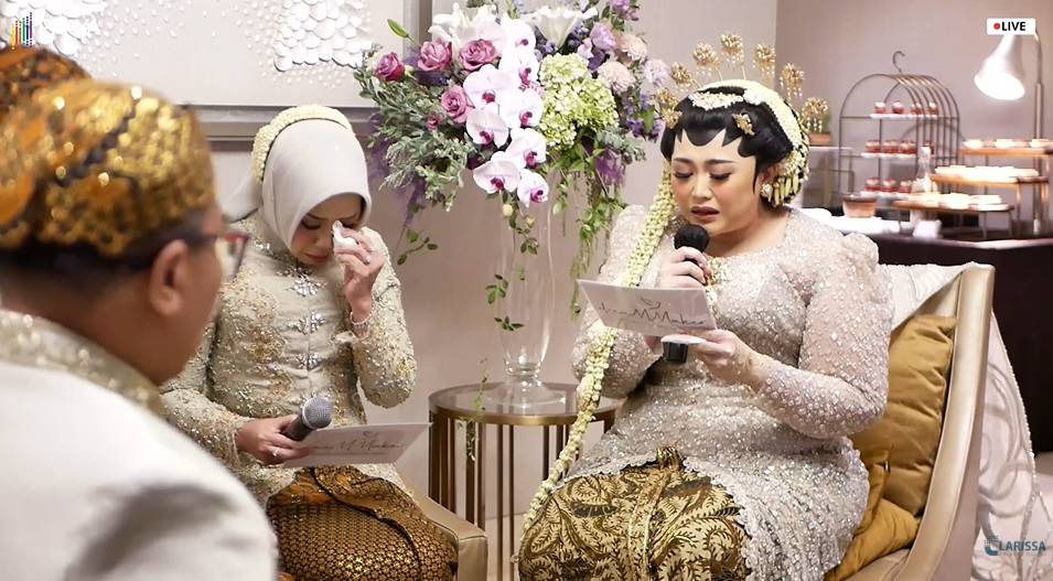 Akad Nikah Clarissa Putri dan Sandro (YouTube.com/Clarissa Putri H)